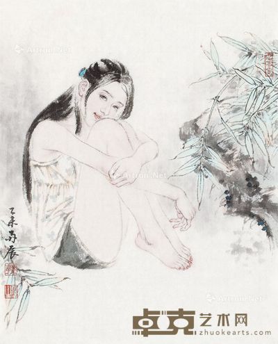孙震生 人物 38×30cm