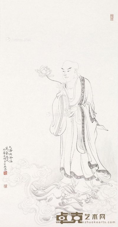 李宏禹 大海渊澄涵万象 68×45cm