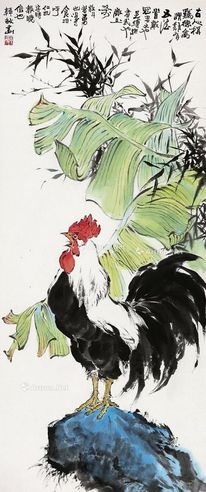 韩敏 雄鸡图
