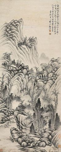 黎简 仿古山水