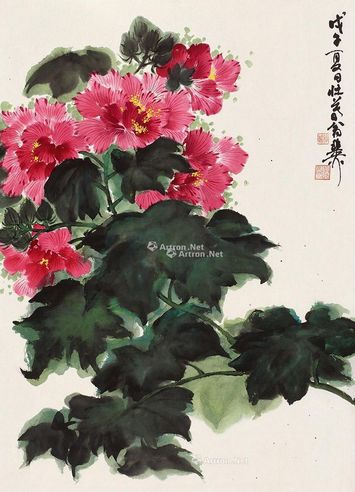 谢稚柳 芙蓉