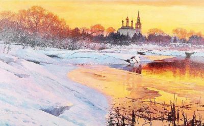 奥列格·安德烈尤克 俄罗斯油画阳光城堡