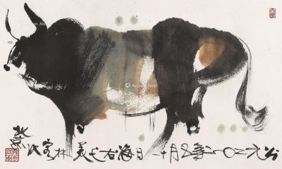 韩美林 牛