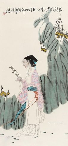 袁武 易安居士小像