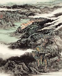 宋玉麟 山居图