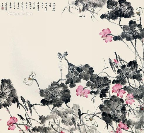 白光 湖里荷花
