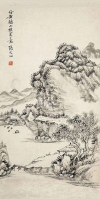 张大心生 山水