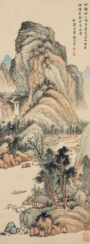 伏文彦 山居图