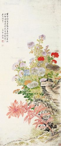 邹一桂 菊花图