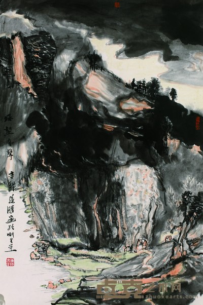 白联晟 深壑有声 68cm×46cm 约2.8 平尺