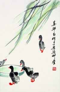 娄师白 鸭子