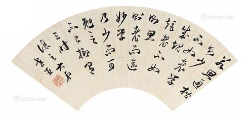 包世臣 草书扇页