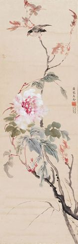 宋美龄 花鸟