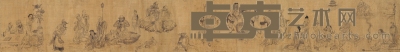 佚名 仙人罗汉图卷 195.5×25.5cm