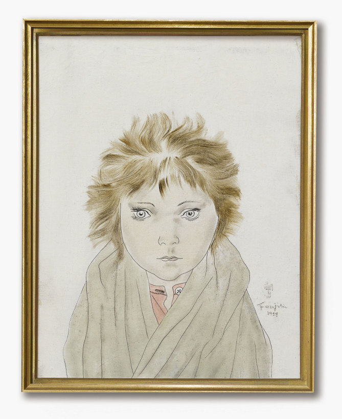 1929年作 红发女孩 油画画布
