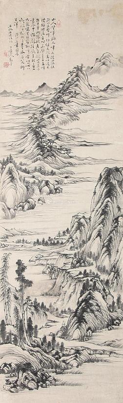 黎简 山水人物