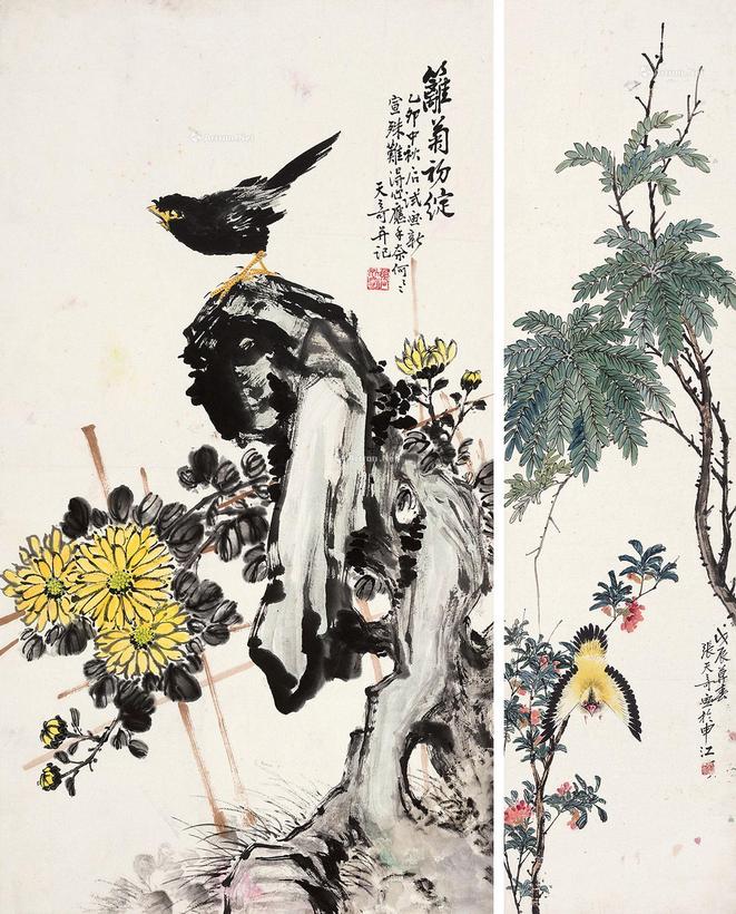 张天奇 篱菊初绽·春意
