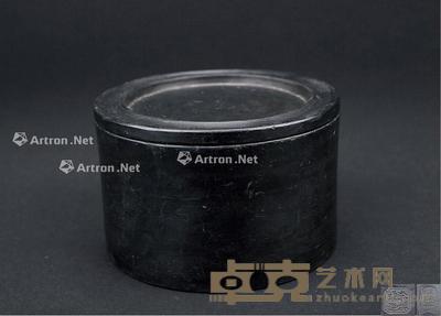 清道光 李焕章造 乌金蟋蟀罐 宽11.5cm;高7cm