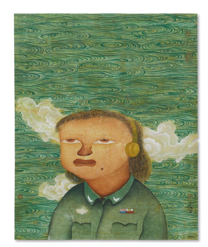 朱伟 隔江山色