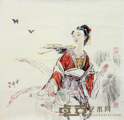 宗宏岗 《人物》   68×68cm