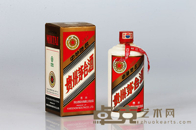 2001年 五星茅台 酱香型1瓶 酒精度:53° 容量:500ml