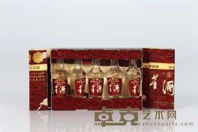 1991年 董酒 一盒（5瓶 ）  酒精度：59° 容量：50ml×5