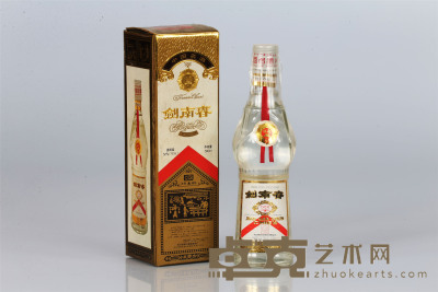 1992年 剑南春 浓香型1瓶    酒精度：52° 容量：500ml