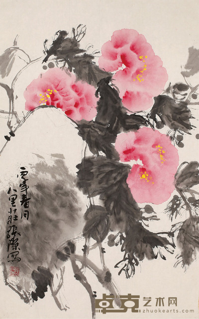 张潔 松牡丹 70cm×43cm 约 2.7 平尺