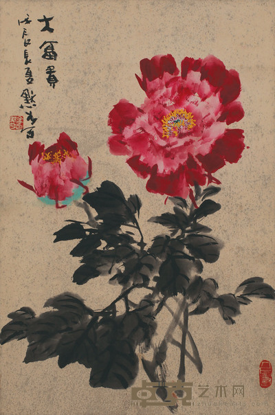 金默如 大富贵 67cm×44cm 约 2.7 平尺