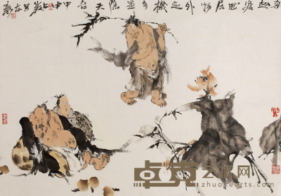 梁占岩 真趣 54cm×78cm 约 3.8 平尺
