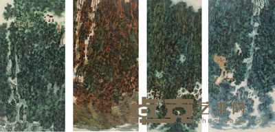 陈向迅 山水 69cm×34cm×4 约 8.4 平尺