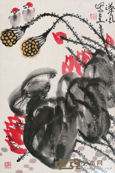汉风 花鸟 68cm×45cm 约 2.8 平尺