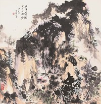 李秉正  山水