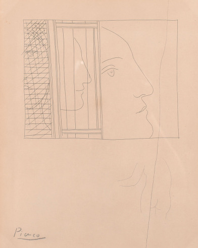 巴勃罗 . 毕加索  《侧脸女人》
