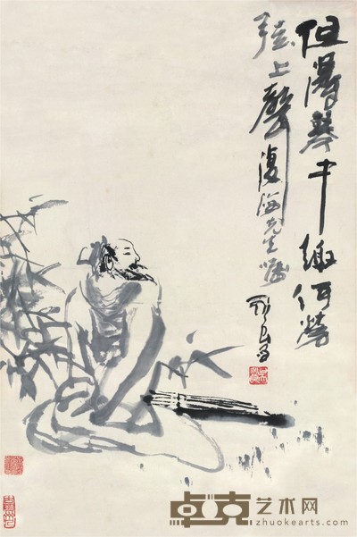 吴永良 琴丝倦理   67×44cm   