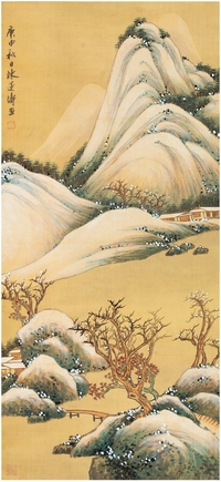 陈莲涛   雪景图