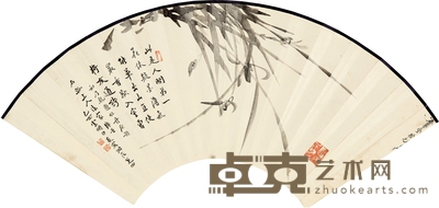 白蕉 墨兰图 49×19 cm