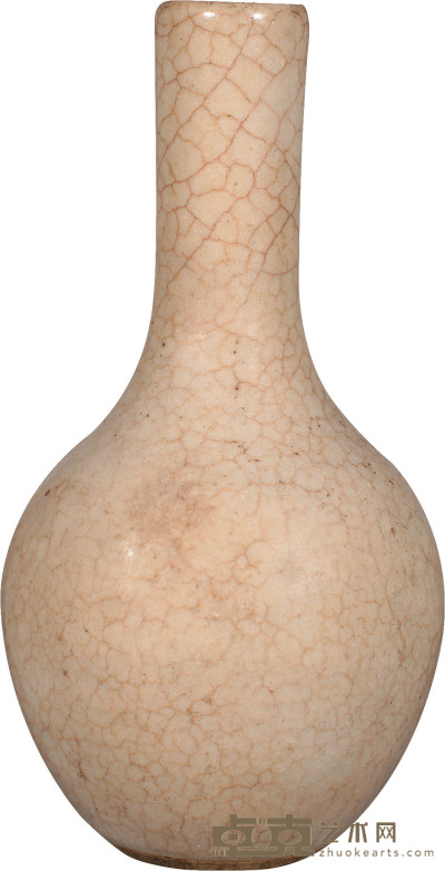 清·晚期哥釉小瓶 H：5.2cm