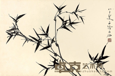 申石伽 花卉 34×52cm