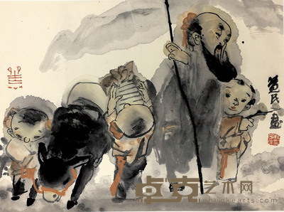 杜觉民 人物 34×46cm