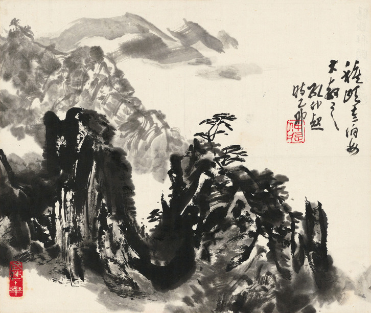 孔仲起 山水