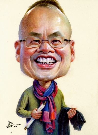 郭 冶  萧晖龙先生肖像画