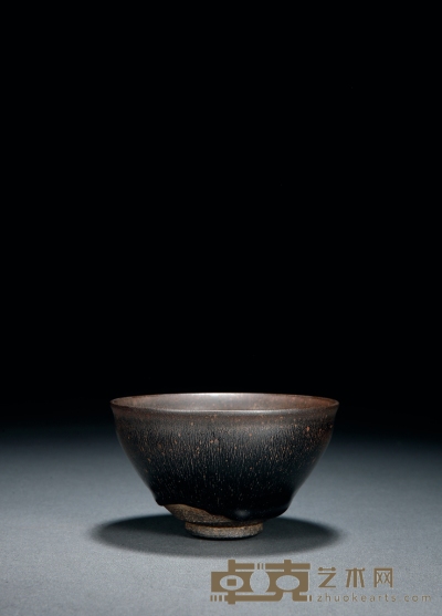 南宋·建窑兔毫盏 高：7.3cm 口径：12.5cm