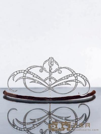 英国莫里阿MOIRA家族珍藏 维多利亚时期CHAUMET（尚美）钻冕 