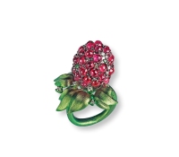 宋慧设计 “浆果”钛金尖晶石戒指