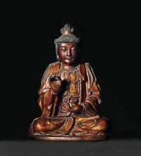 明·干漆夹纻地藏菩萨坐像