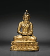 16世纪·铜鎏金阿弥陀佛坐像