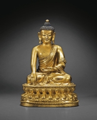 十五世纪·铜鎏金释迦牟尼坐像