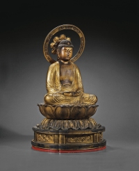 18世纪·木胎漆金无量寿佛坐像