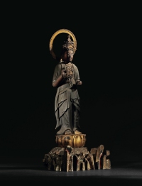 15世纪·木胎漆金观音立像